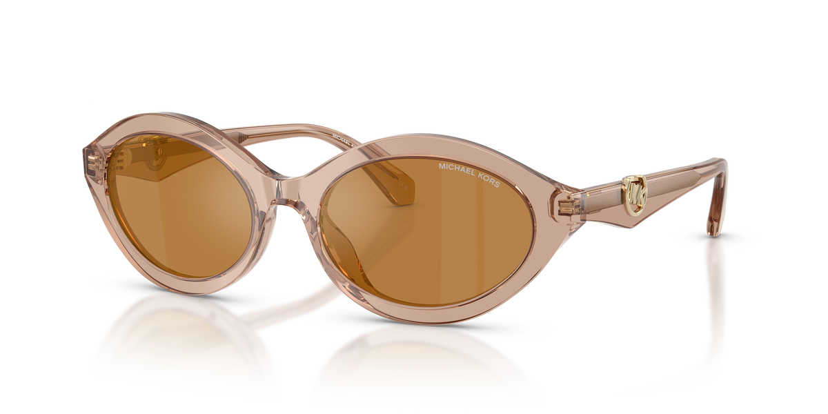 Gafas de Sol Michael Kors Carlazzo MK2257U Bronce transparente y Dorado Espejado