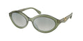 Gafas de Sol Michael Kors Carlazzo MK2257U Verde Traslúcido y Verde Degradé Espejado
