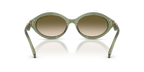 Gafas de Sol Michael Kors Carlazzo MK2257U Verde Traslúcido y Verde Degradé Espejado