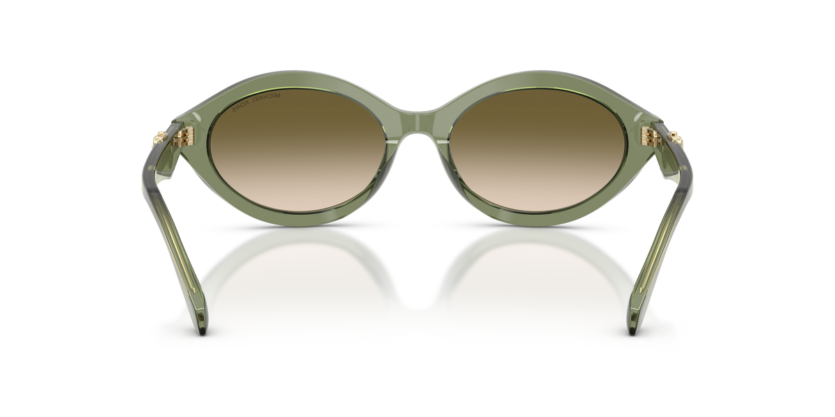 Gafas de Sol Michael Kors Carlazzo MK2257U Verde Traslúcido y Verde Degradé Espejado