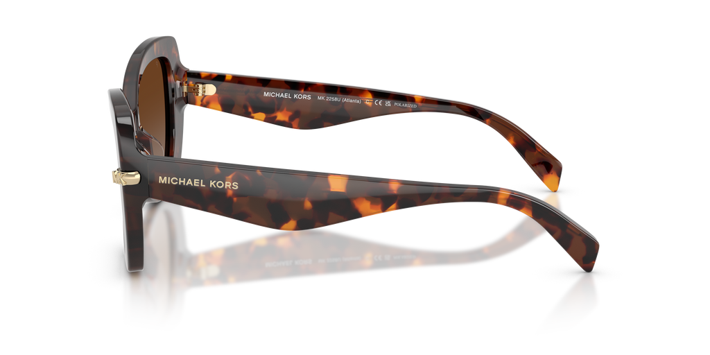 Gafas de Sol Michael Kors Atlanta MK2258U Luggage Tortoise y Marrón Degradé Polarizado