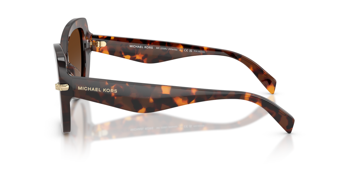 Gafas de Sol Michael Kors Atlanta MK2258U Luggage Tortoise y Marrón Degradé Polarizado