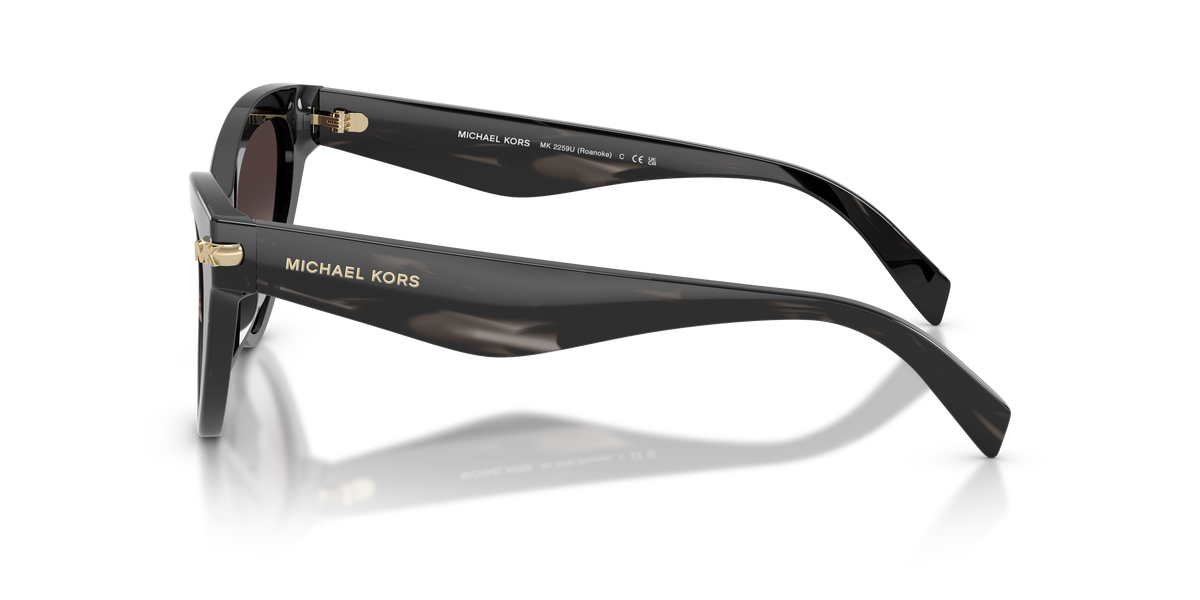Gafas de Sol Michael Kors Roanoke MK2259U Cuerno Negro y Gris Claro Degradé