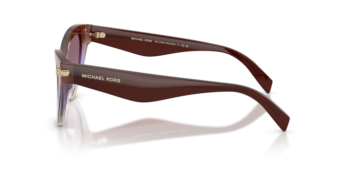 Gafas de Sol Michael Kors Roanoke MK2259U Vino Degradé y Púrpura Degradé