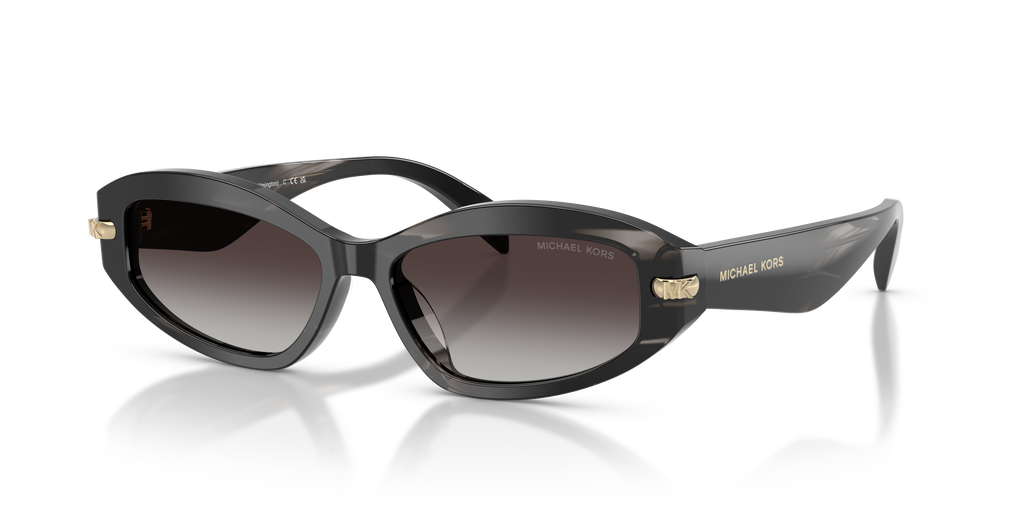 Gafas de Sol Michael Kors Wilmington MK2260D Cuerno Negro y Gris Claro Degradé