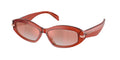 Gafas de Sol Michael Kors Wilmington MK2260D Rosa suave transparente y Rosa Degradé, Rosa Espejado y Rosa