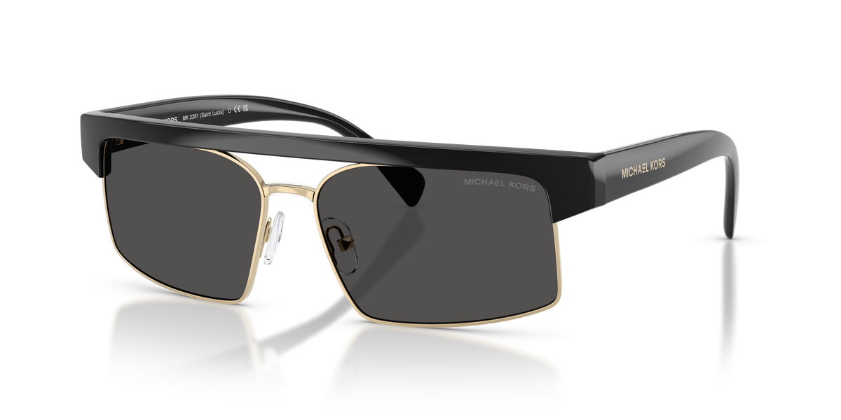 Gafas de Sol Michael Kors Saint Lucia MK2261 Negro y Gris Oscuro