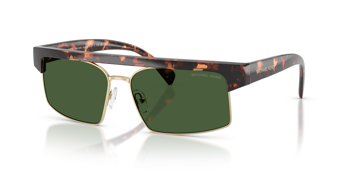 Gafas de Sol Michael Kors Saint Lucia MK2261 Carey Oscuro y Verde