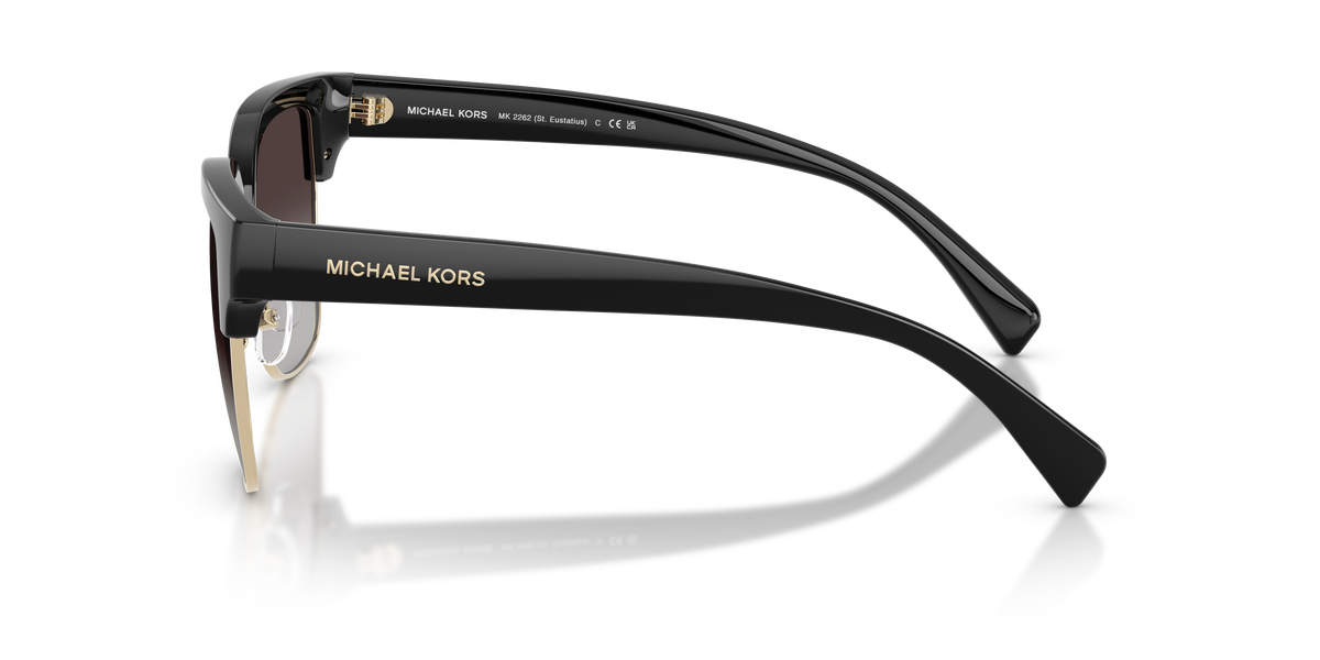 Gafas de Sol Michael Kors St. Eustatius MK2262 Negro y Gris Claro Degradé