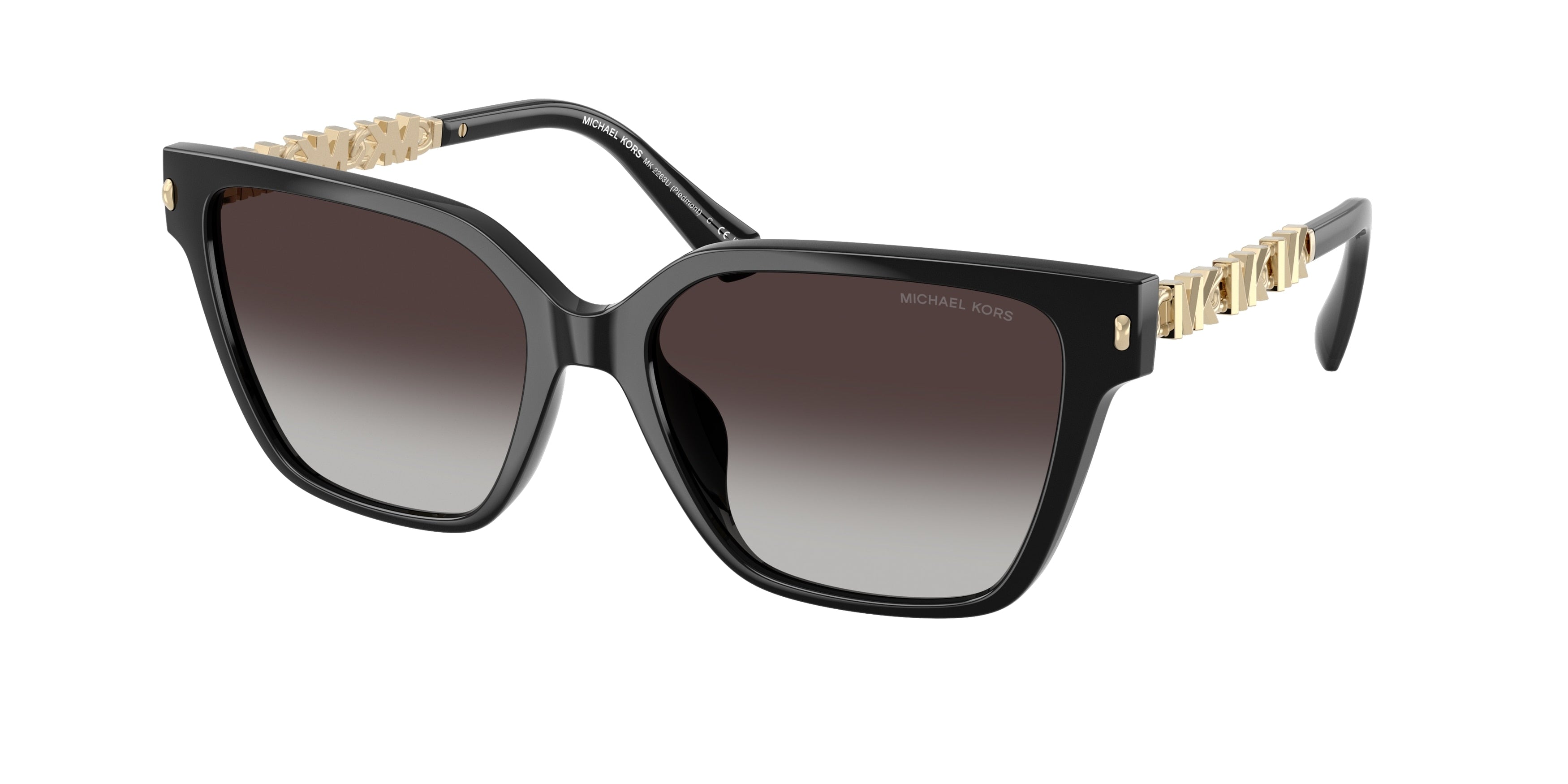 Gafas de Sol Michael Kors Piedmont MK2263U Negro y Gris Claro Degradé