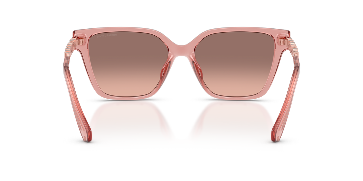 Gafas de Sol Michael Kors Piedmont MK2263U Rosa Traslúcido y Rosa Degradé a Marrón Oscuro