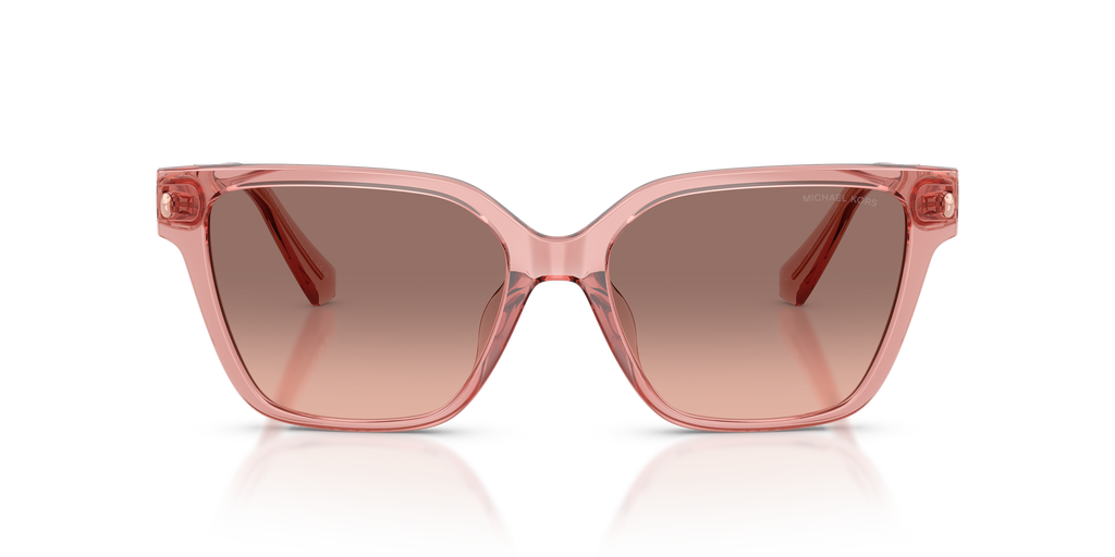 Gafas de Sol Michael Kors Piedmont MK2263U Rosa Traslúcido y Rosa Degradé a Marrón Oscuro