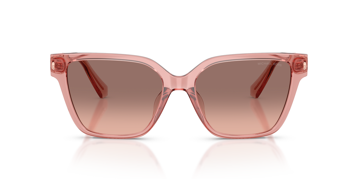 Gafas de Sol Michael Kors Piedmont MK2263U Rosa Traslúcido y Rosa Degradé a Marrón Oscuro