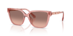 Gafas de Sol Michael Kors Piedmont MK2263U Rosa Traslúcido y Rosa Degradé a Marrón Oscuro