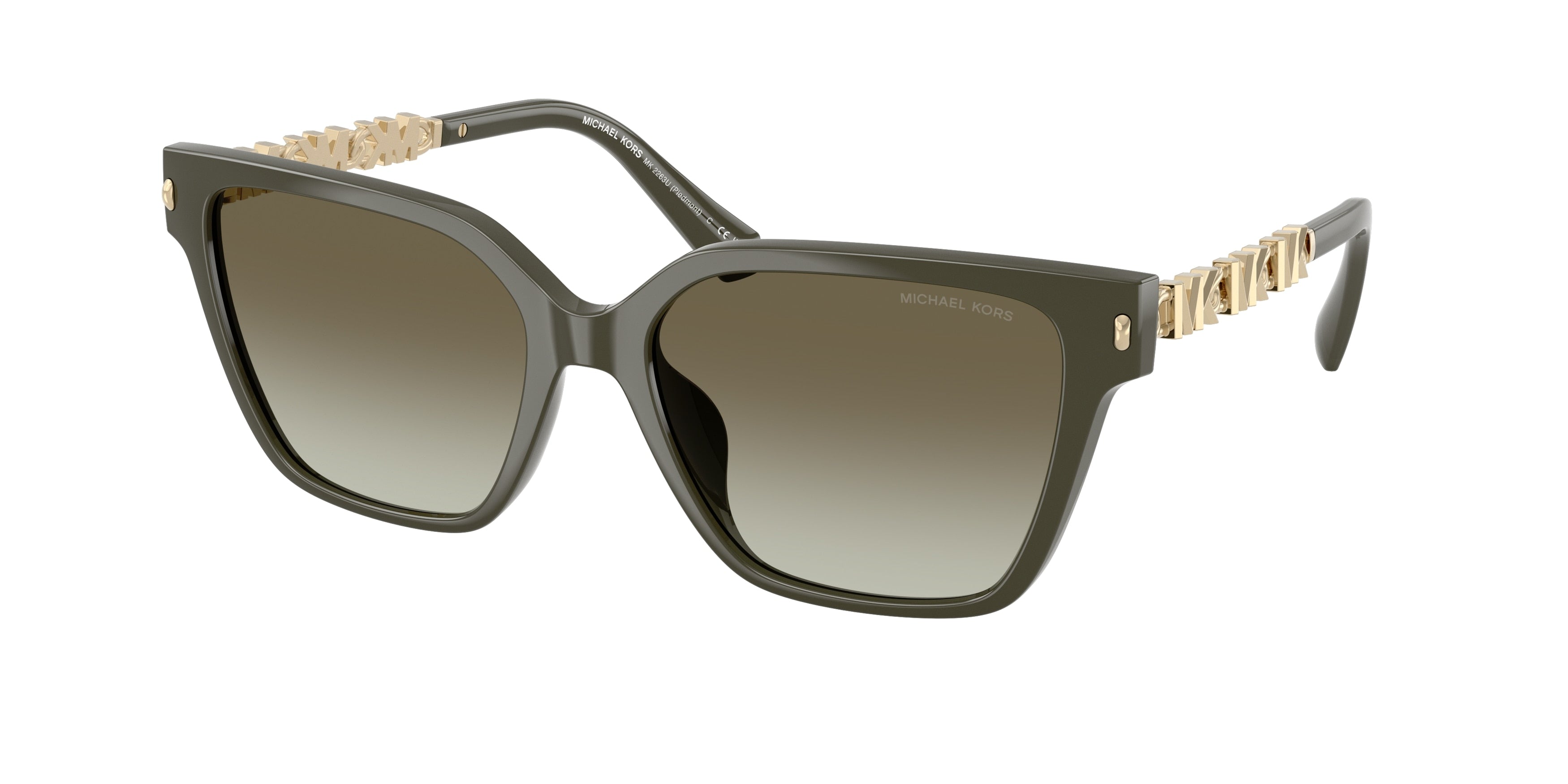 Gafas de Sol Michael Kors Piedmont MK2263U Verde Olivo y Verde Degradé