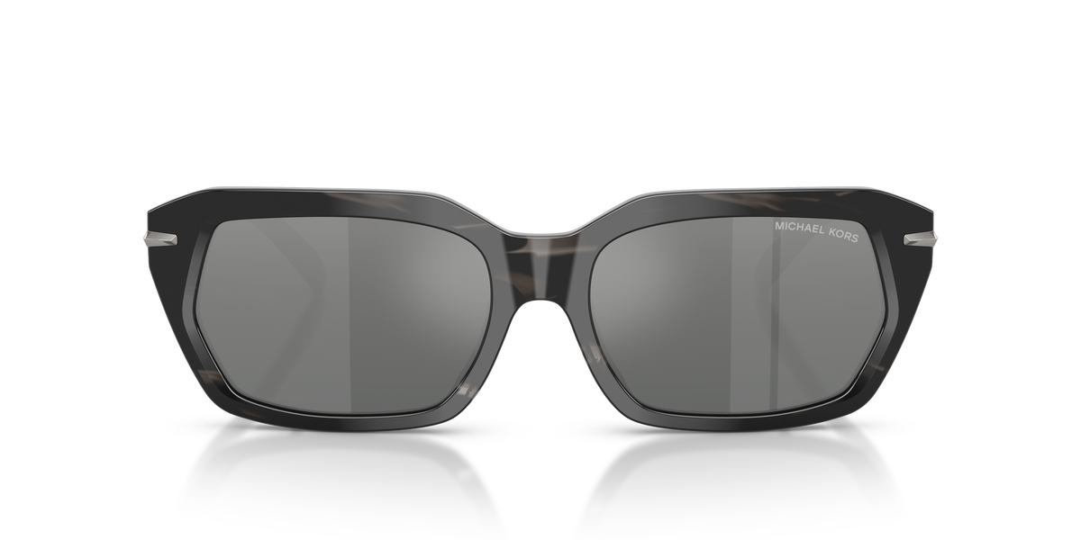 Gafas de Sol Michael Kors Lake Tahoe MK2265U Cuerno Negro y Negro Espejado