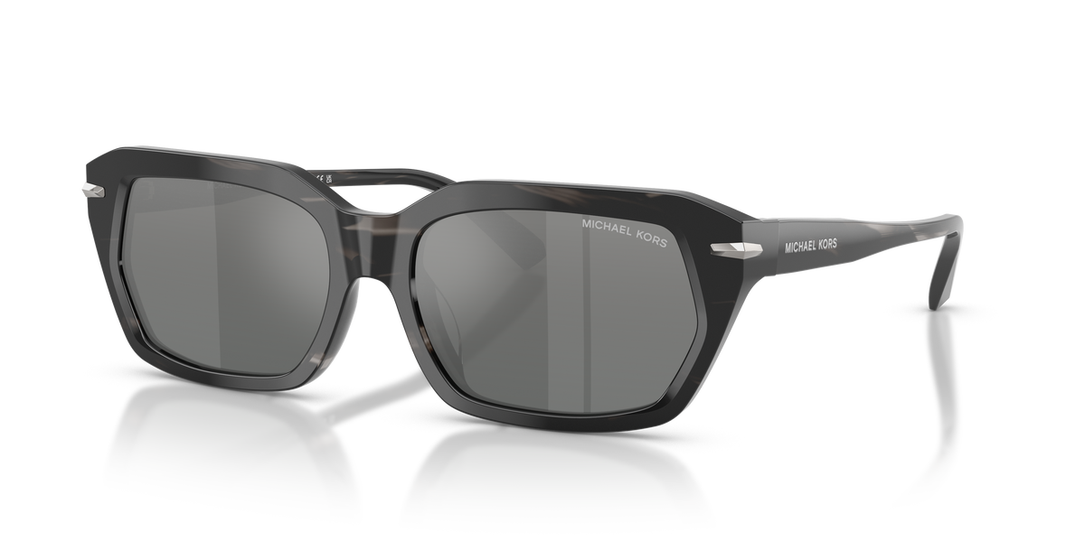 Gafas de Sol Michael Kors Lake Tahoe MK2265U Cuerno Negro y Negro Espejado