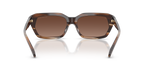 Gafas de Sol Michael Kors Lake Tahoe MK2265U Cuerno Marrón y Marrón Sólido Polarizado