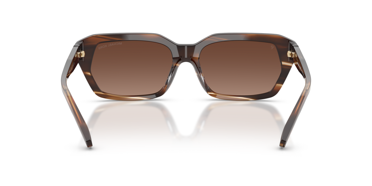 Gafas de Sol Michael Kors Lake Tahoe MK2265U Cuerno Marrón y Marrón Sólido Polarizado