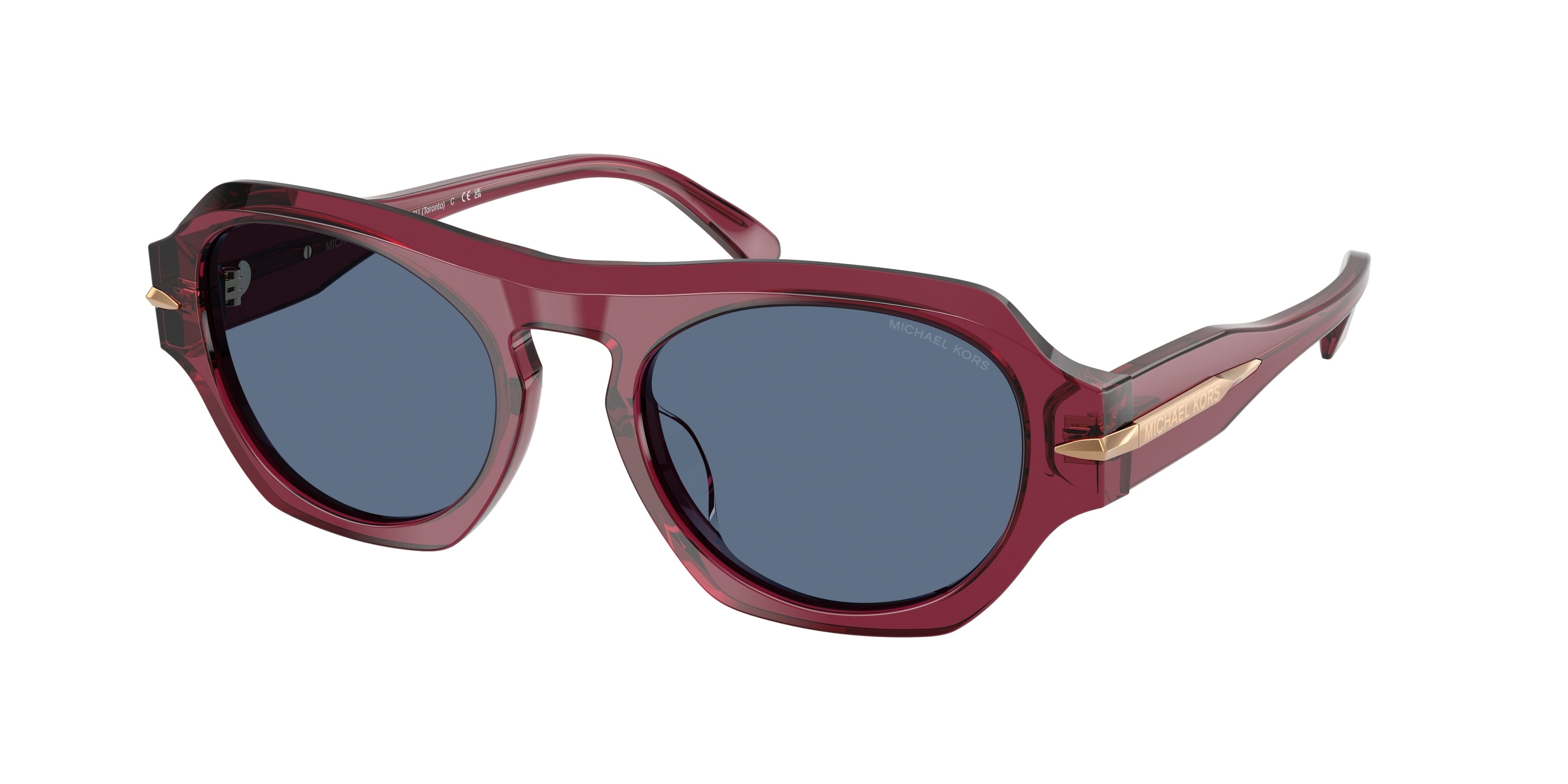 Gafas de Sol Michael Kors Toronto MK2266U Vino Traslúcido y Azul