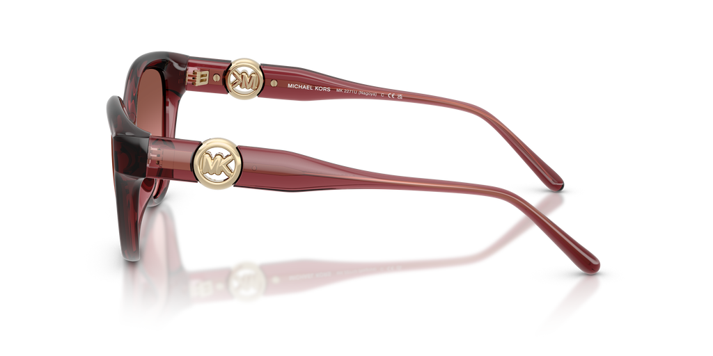 Gafas de Sol Michael Kors Nagoya MK2271U Palo de Rosa y Marrón y Rosáceo Degradé