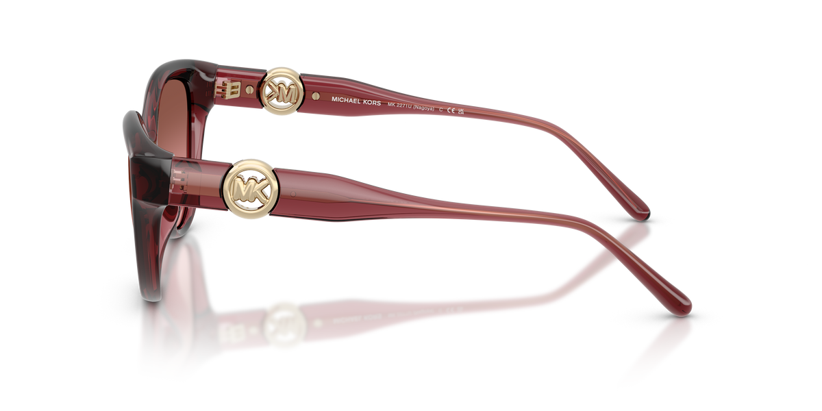 Gafas de Sol Michael Kors Nagoya MK2271U Palo de Rosa y Marrón y Rosáceo Degradé