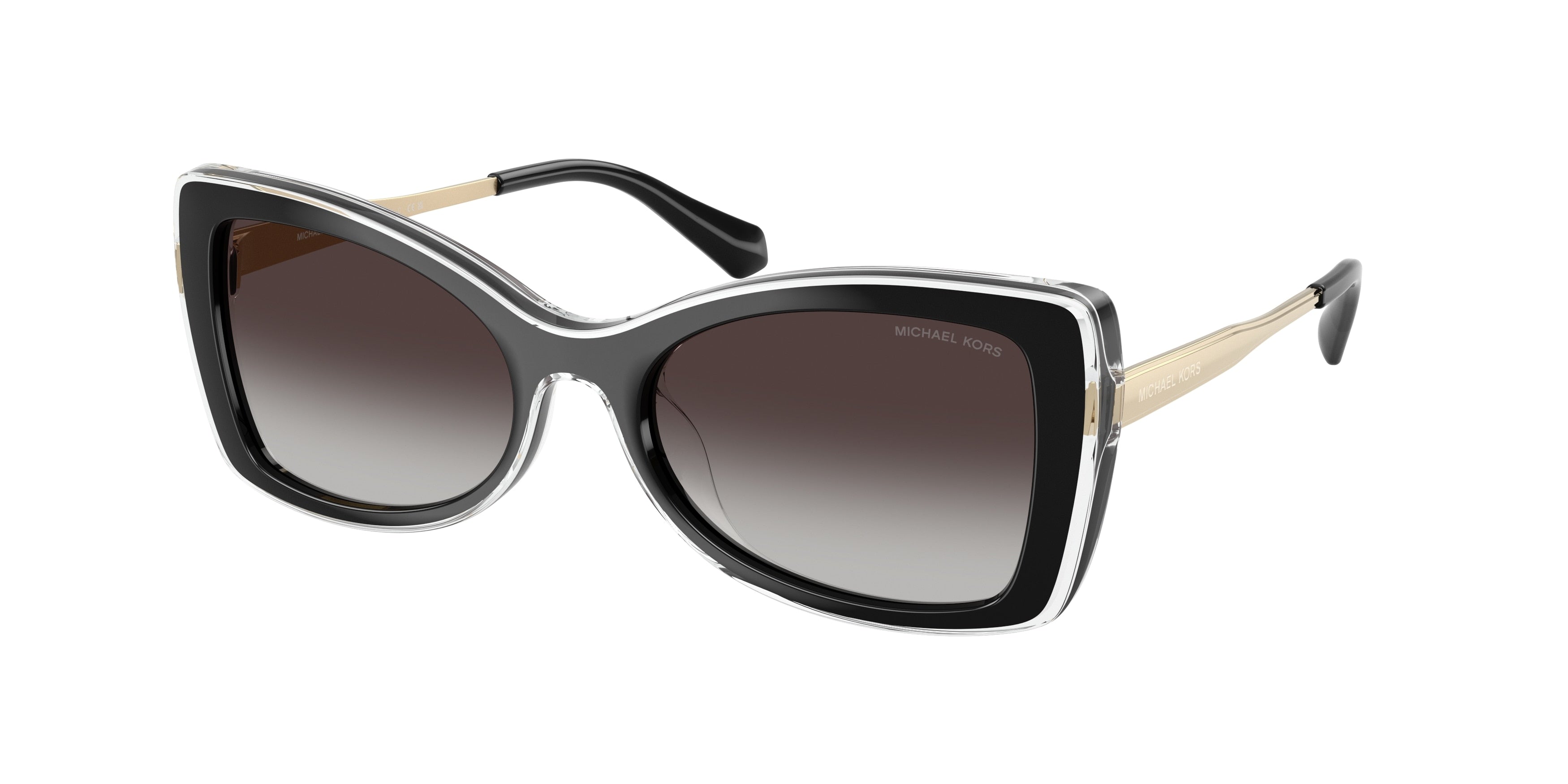 Gafas de Sol Michael Kors Malaga MK2272U Negro y Negro Degradé a Gris Claro