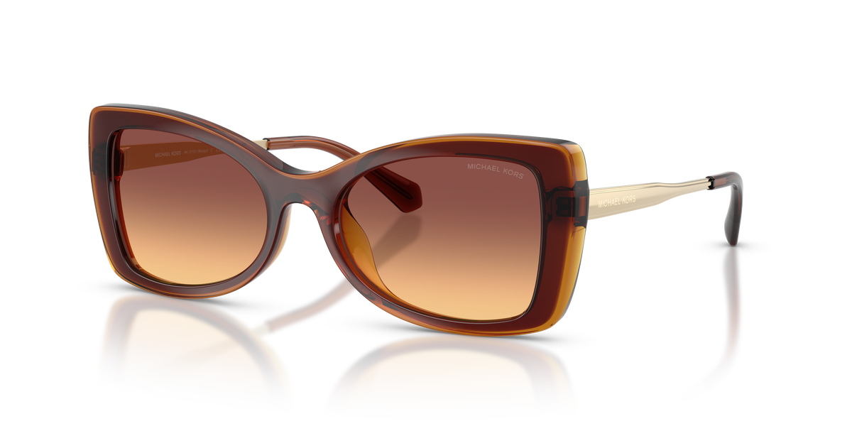 Gafas de Sol Michael Kors Malaga MK2272U Marrón Oscuro y Marrón Degradé