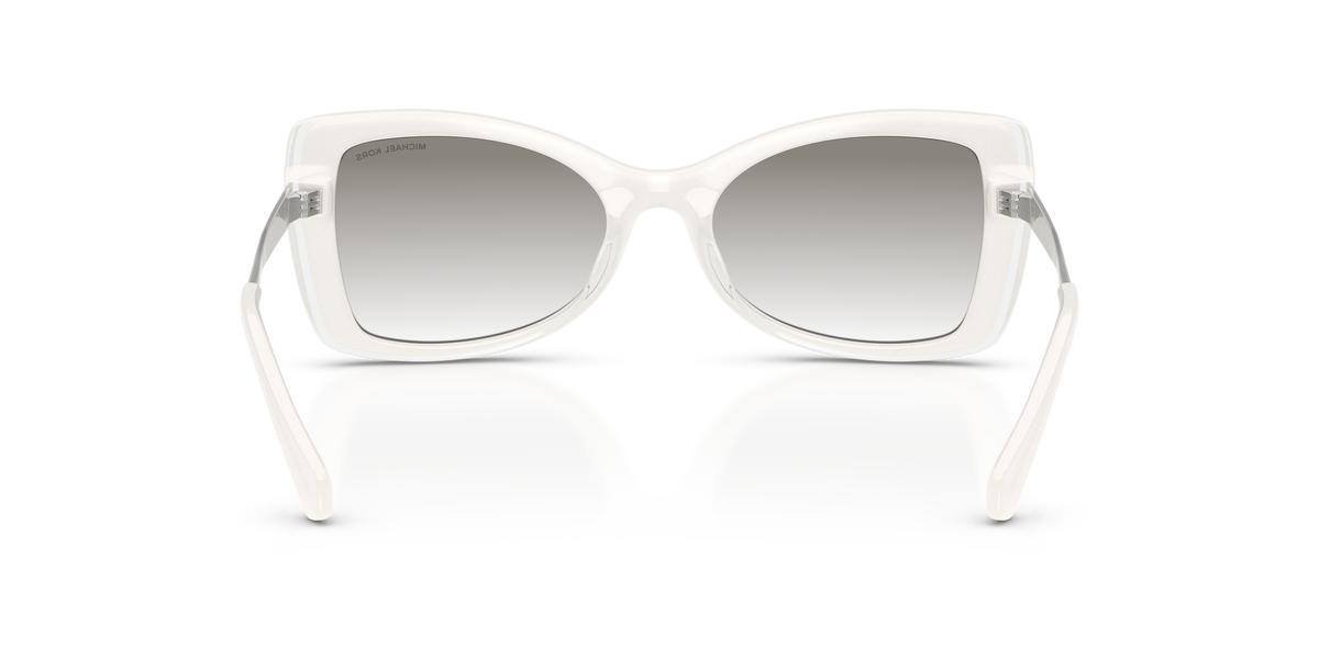Gafas de Sol Michael Kors Malaga MK2272U Blanco y Gris y Transparente Degradé
