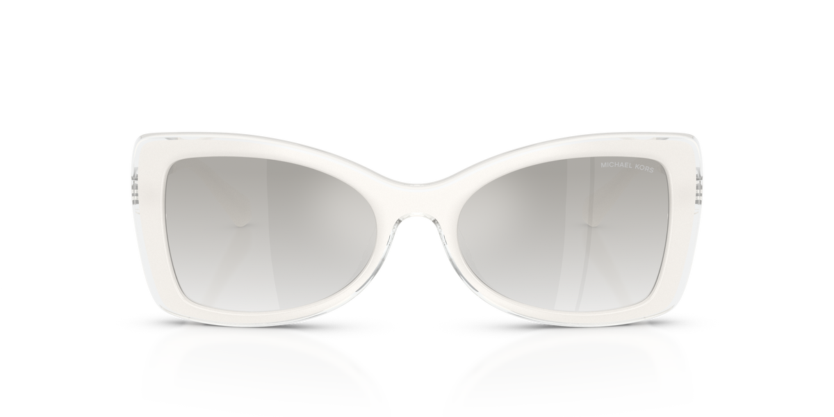 Gafas de Sol Michael Kors Malaga MK2272U Blanco y Gris y Transparente Degradé