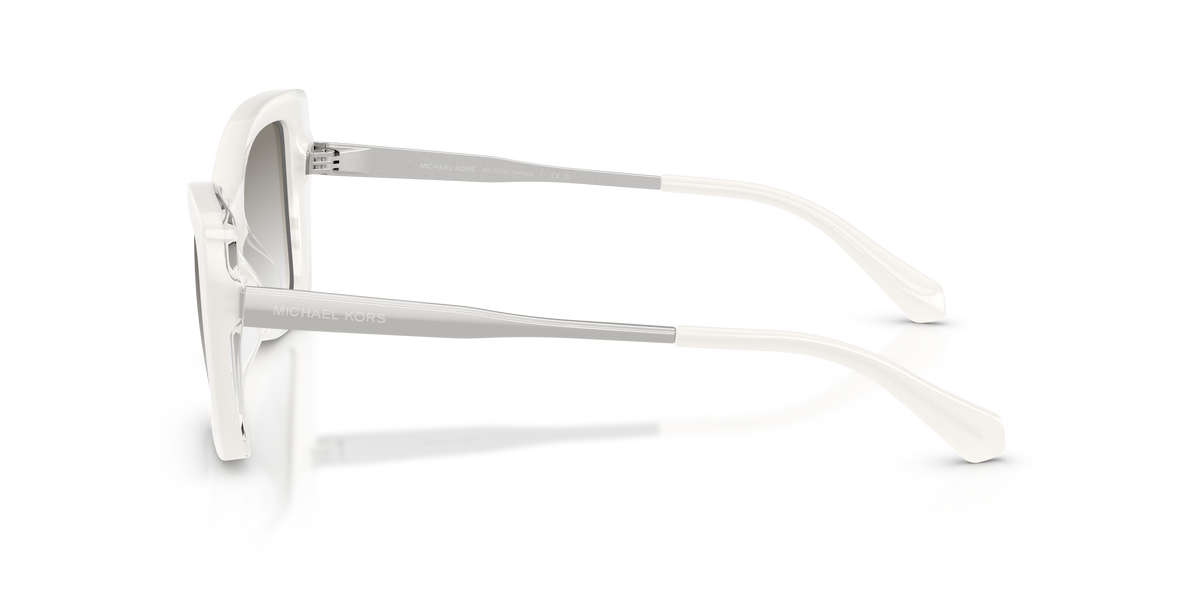 Gafas de Sol Michael Kors Malaga MK2272U Blanco y Gris y Transparente Degradé