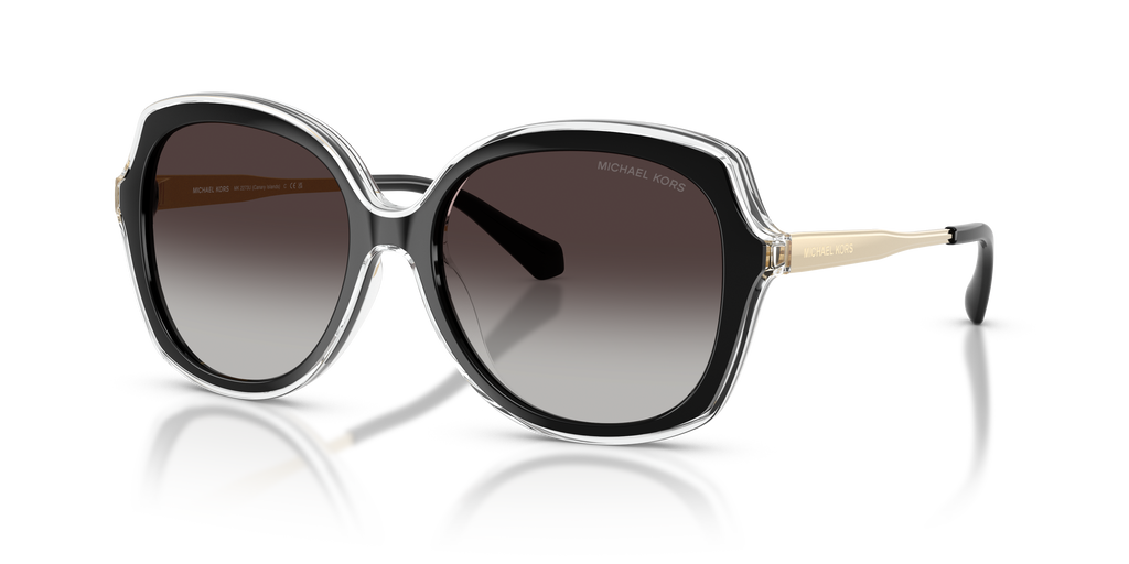 Gafas de Sol Michael Kors Canary Islands MK2273U Negro y Negro Degradé a Gris Claro