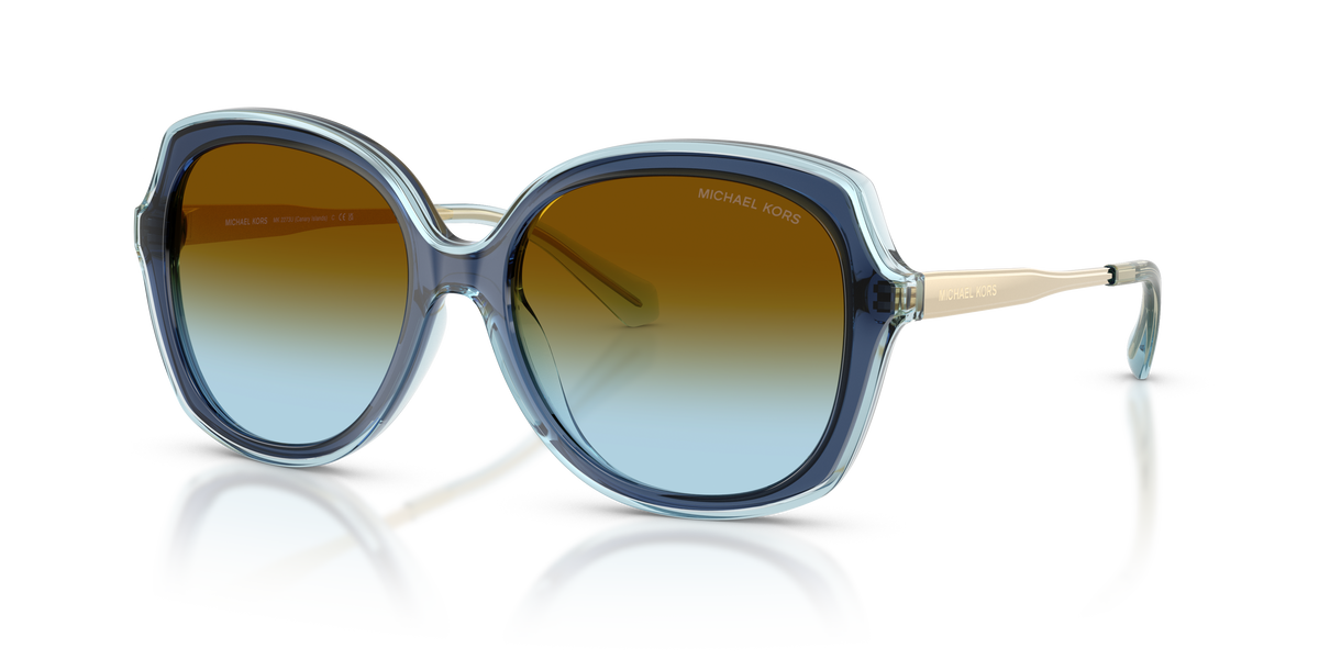 Gafas de Sol Michael Kors Canary Islands MK2273U Azul Marino y Azul y Marrón