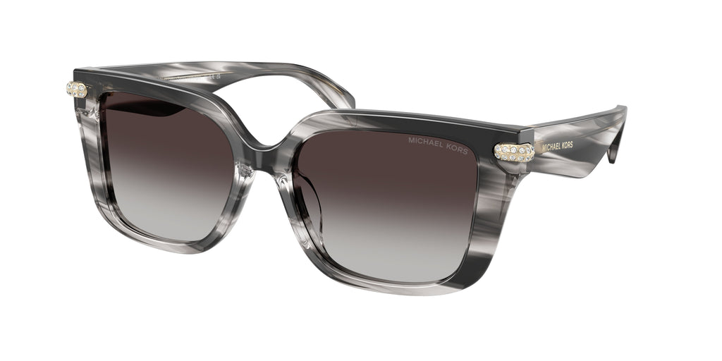 Gafas de Sol Michael Kors Santo Domingo MK2275BU Cuerno Negro y Gris