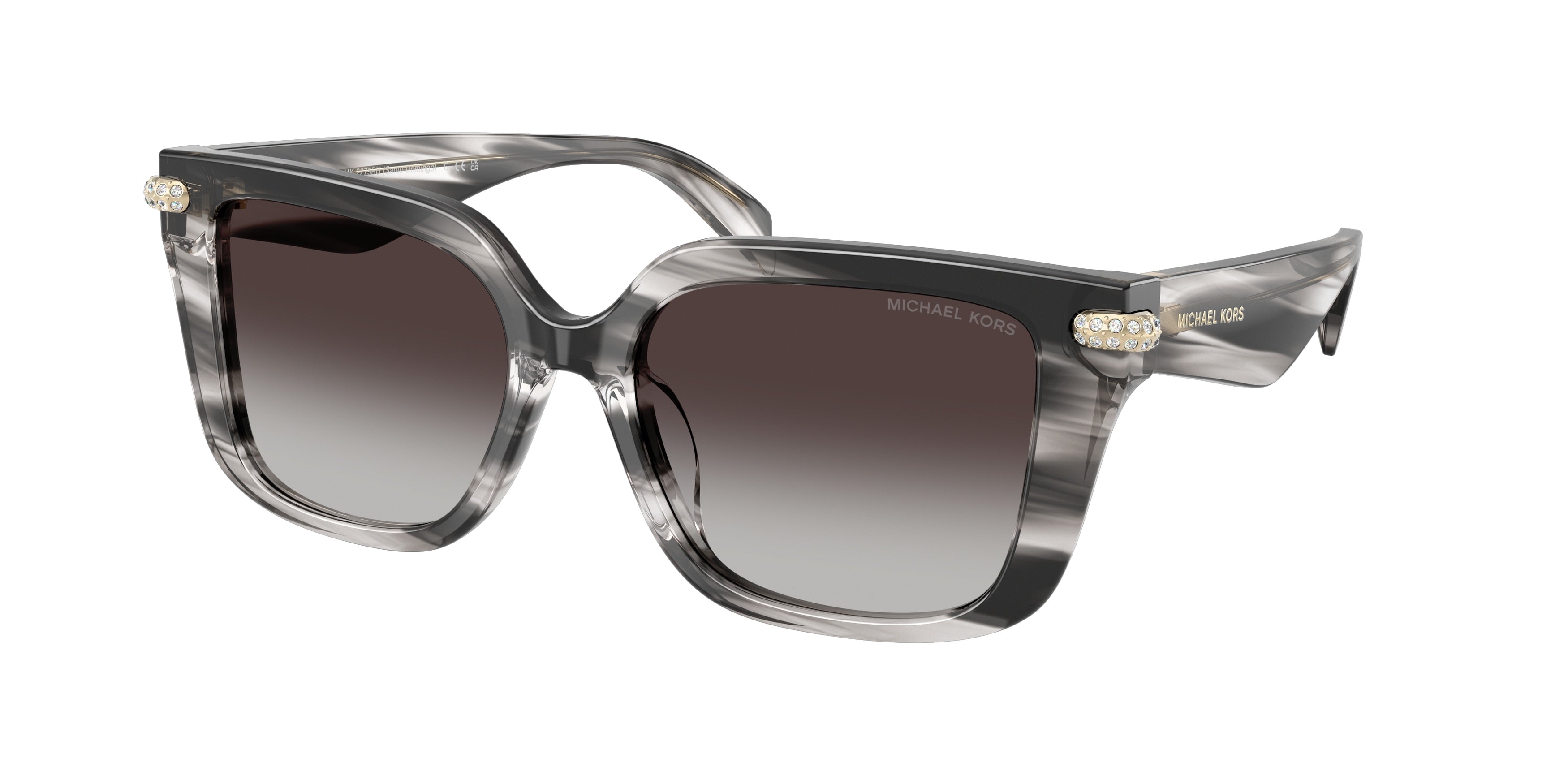 Gafas de Sol Michael Kors Santo Domingo MK2275BU Cuerno Negro y Gris