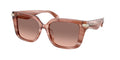 Gafas de Sol Michael Kors Santo Domingo MK2275BU Cuerno Rosa y Marrón y Rosa
