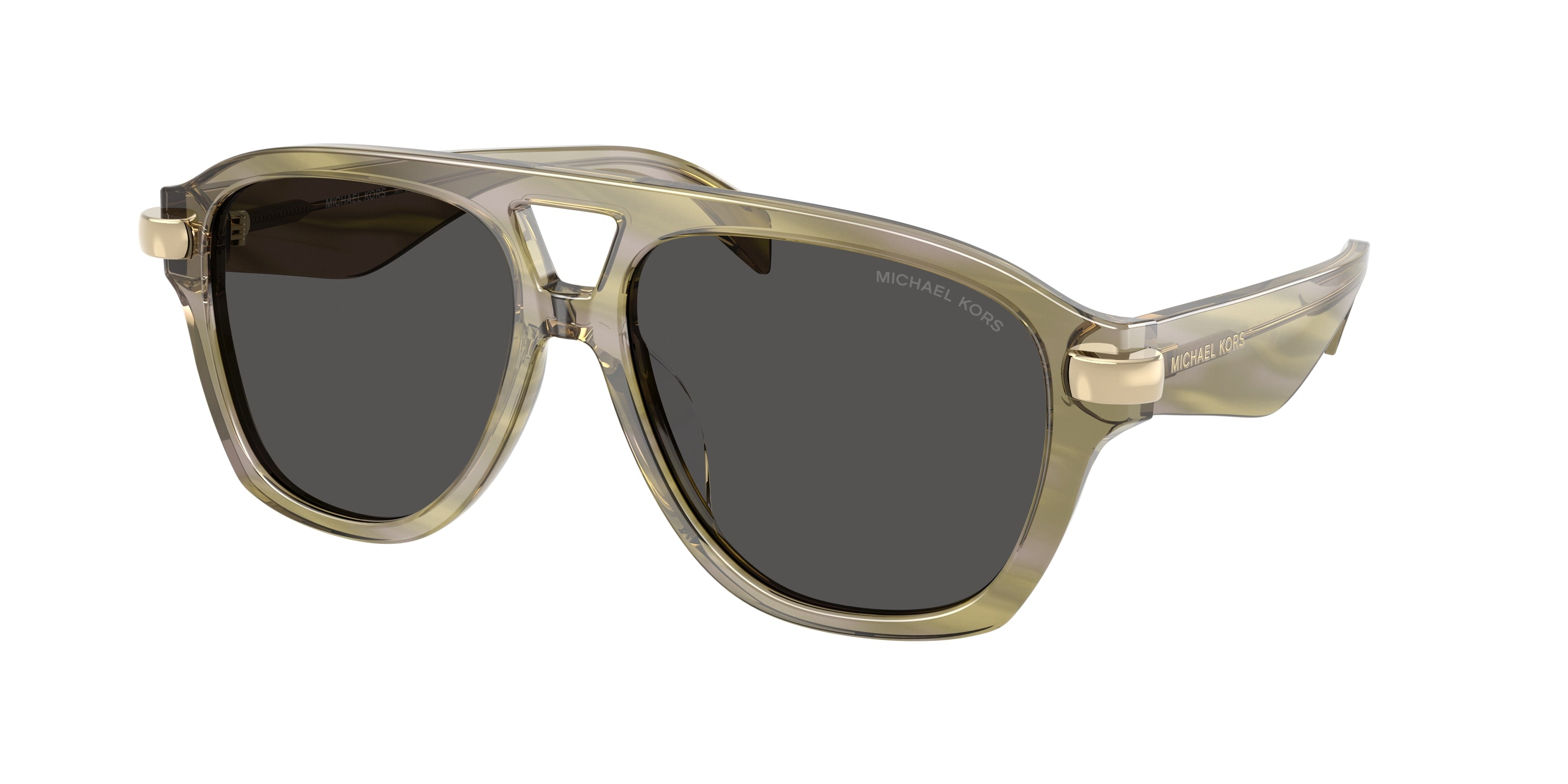 Gafas de Sol Michael Kors Grenada MK2277U Cuerno Verde Olivo y Gris