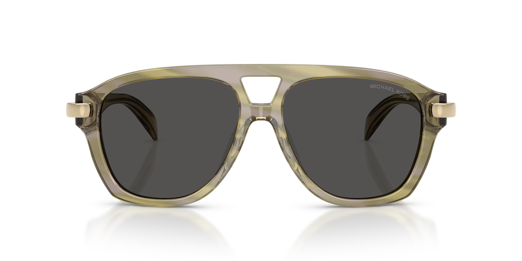 Gafas de Sol Michael Kors Grenada MK2277U Cuerno Verde Olivo y Gris