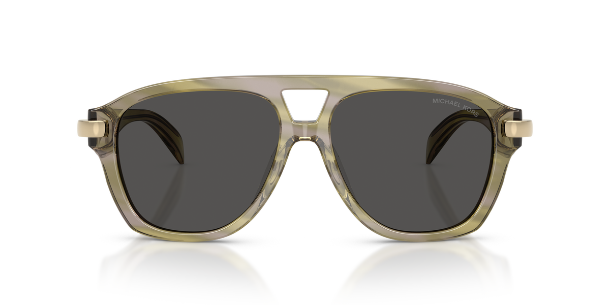 Gafas de Sol Michael Kors Grenada MK2277U Cuerno Verde Olivo y Gris
