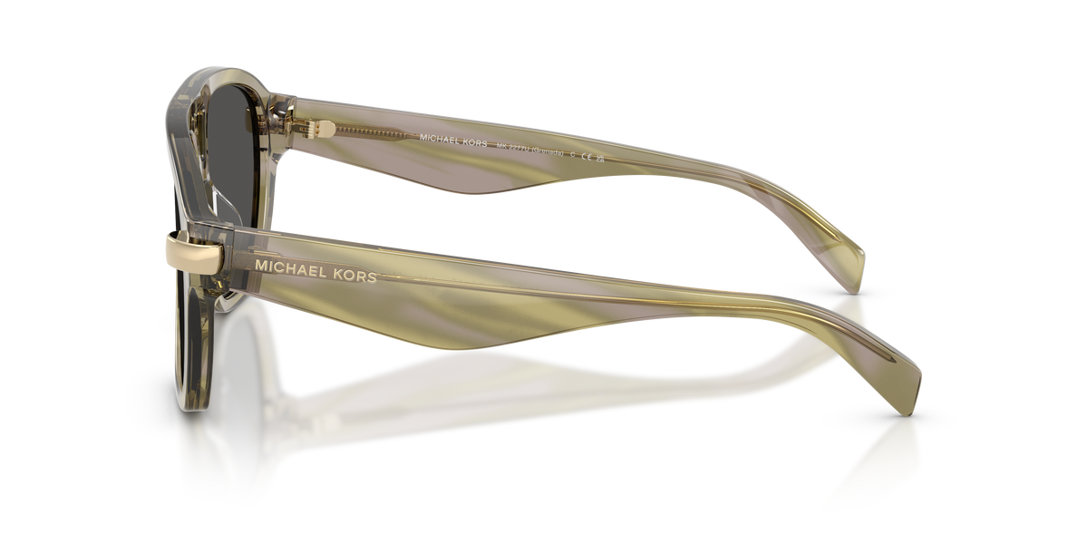 Gafas de Sol Michael Kors Grenada MK2277U Cuerno Verde Olivo y Gris