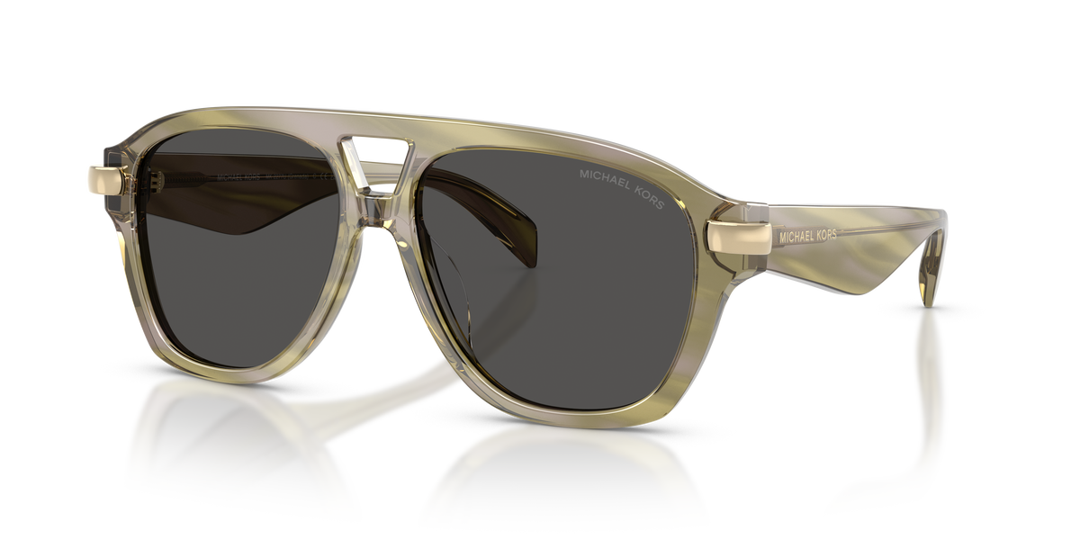 Gafas de Sol Michael Kors Grenada MK2277U Cuerno Verde Olivo y Gris