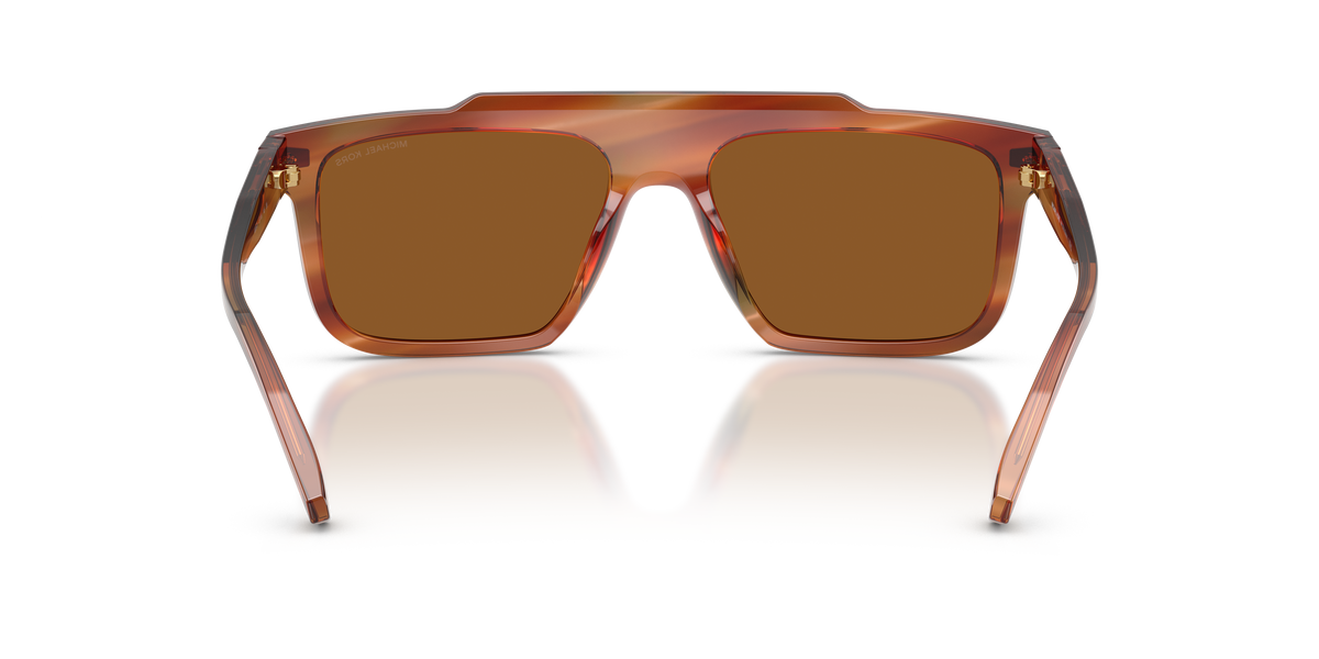 Gafas de Sol Michael Kors Boston MK2278U Cuerno Marrón y Ámbar