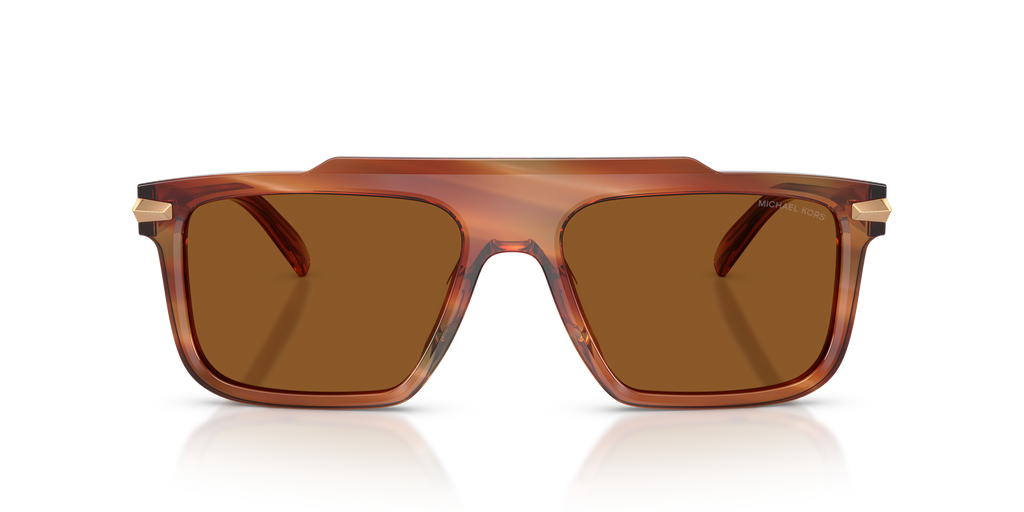 Gafas de Sol Michael Kors Boston MK2278U Cuerno Marrón y Ámbar