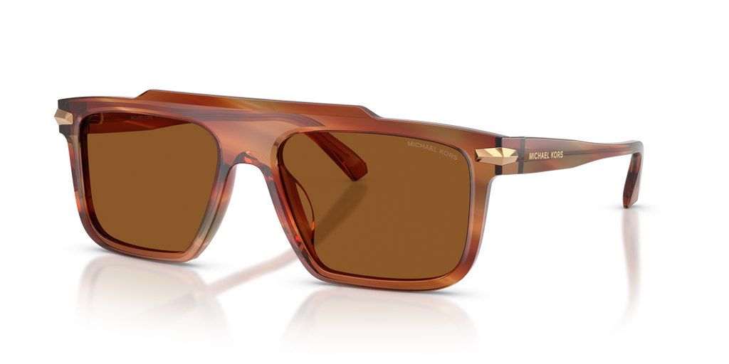 Gafas de Sol Michael Kors Boston MK2278U Cuerno Marrón y Ámbar