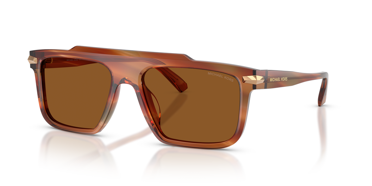 Gafas de Sol Michael Kors Boston MK2278U Cuerno Marrón y Ámbar