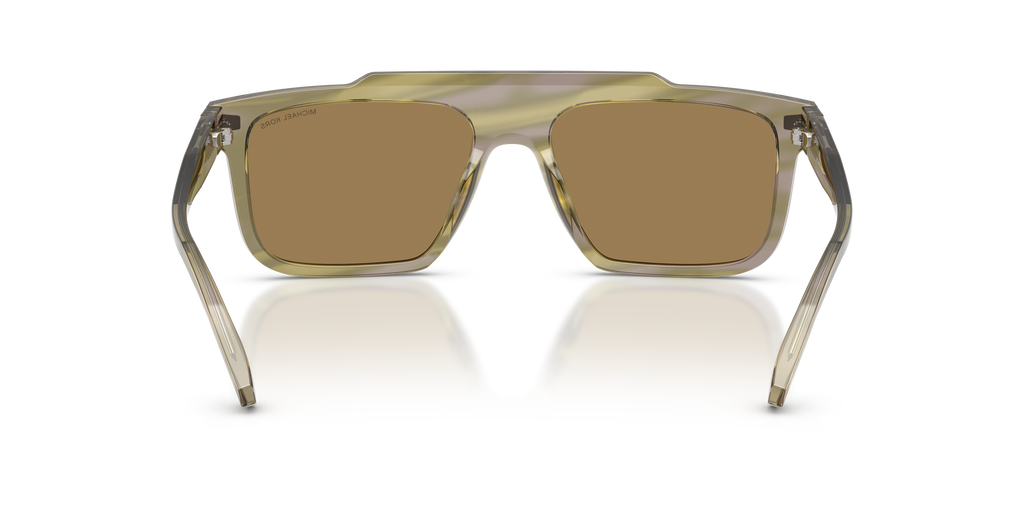 Gafas de Sol Michael Kors Boston MK2278U Cuerno Verde Olivo y Verde Olivo