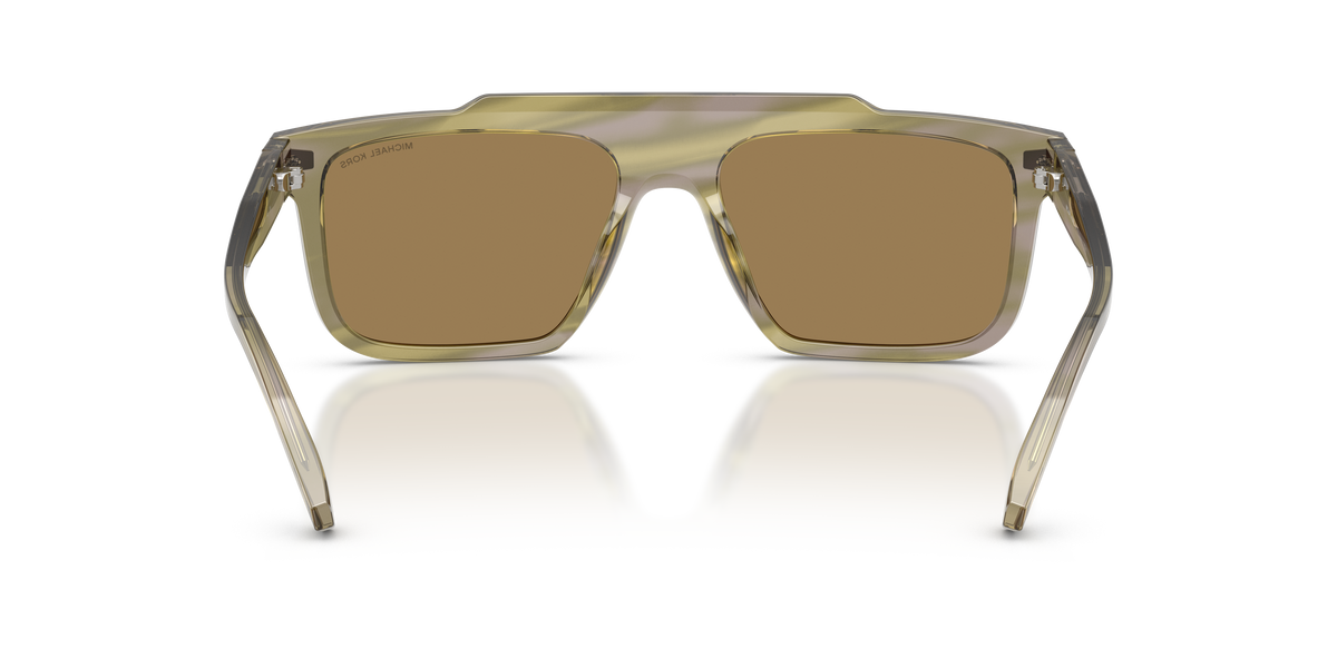 Gafas de Sol Michael Kors Boston MK2278U Cuerno Verde Olivo y Verde Olivo