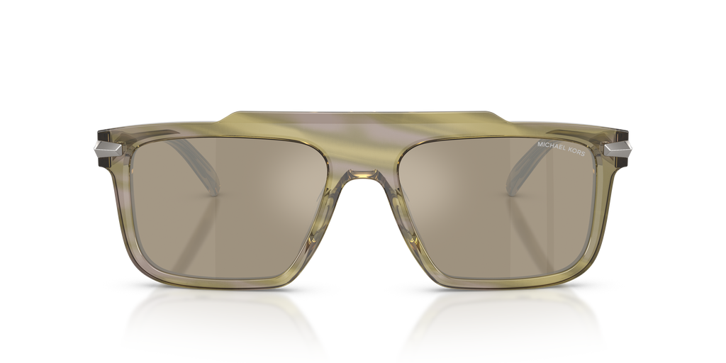Gafas de Sol Michael Kors Boston MK2278U Cuerno Verde Olivo y Verde Olivo