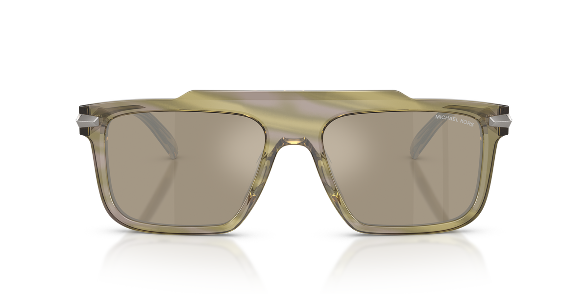 Gafas de Sol Michael Kors Boston MK2278U Cuerno Verde Olivo y Verde Olivo