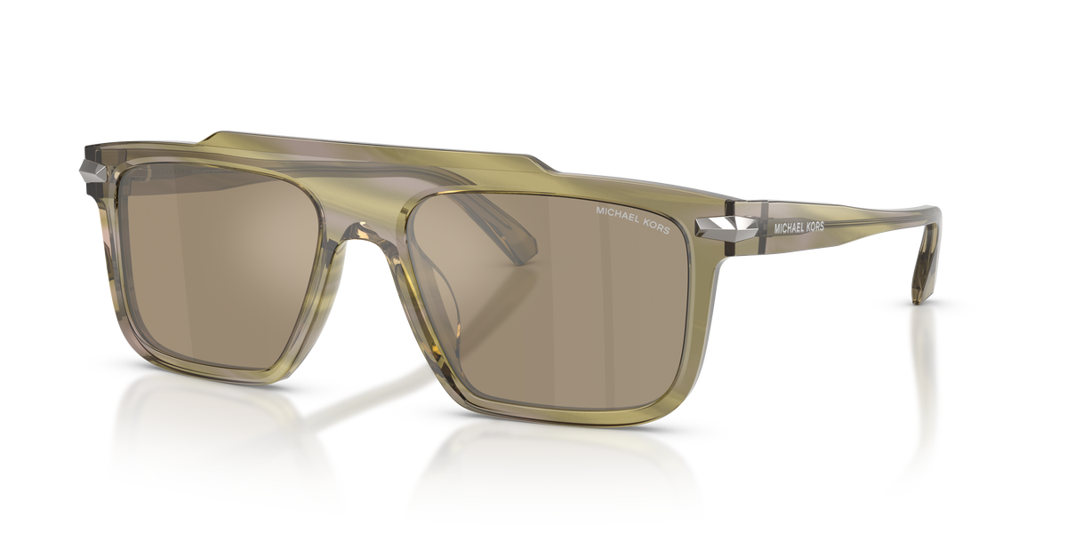 Gafas de Sol Michael Kors Boston MK2278U Cuerno Verde Olivo y Verde Olivo
